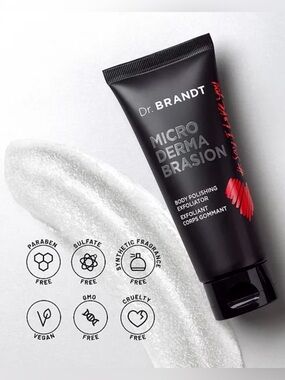 NEW! Dr. Brandt Microdermabrasion Body Polishing Exfoliator